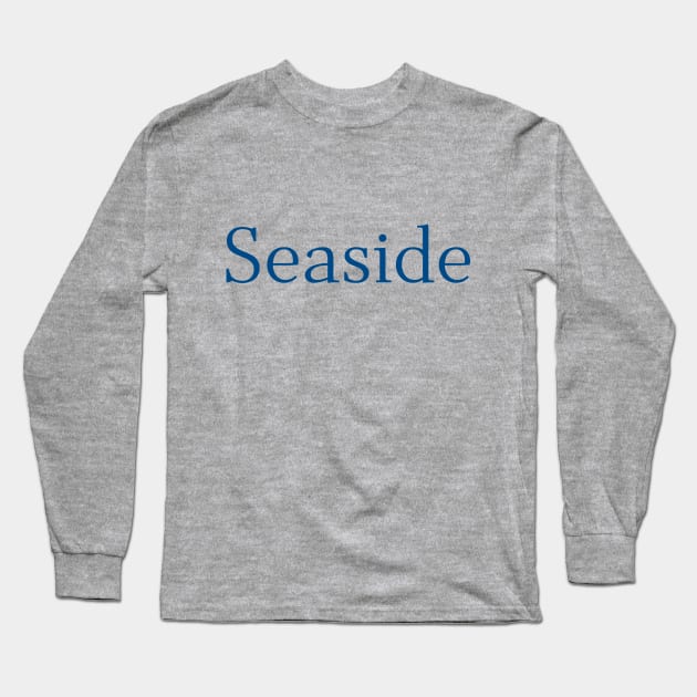 ‘Seaside’ Long Sleeve T-Shirt by CuteTeaShirt